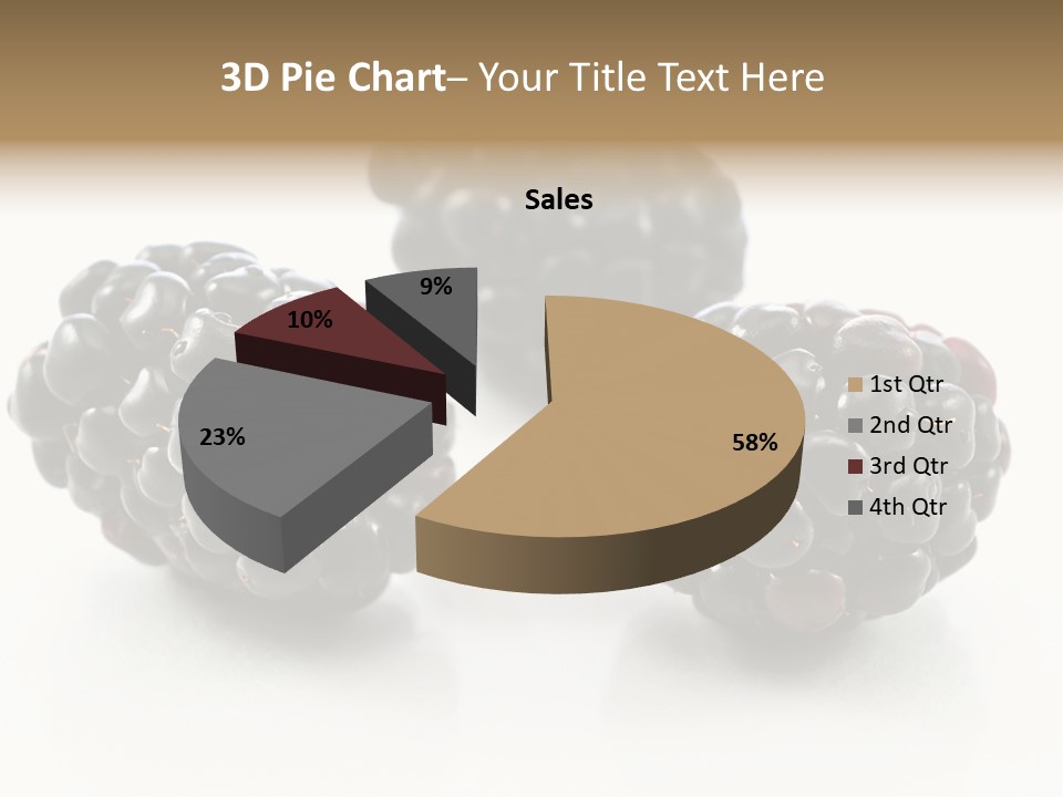 Fruit Berry White PowerPoint Template