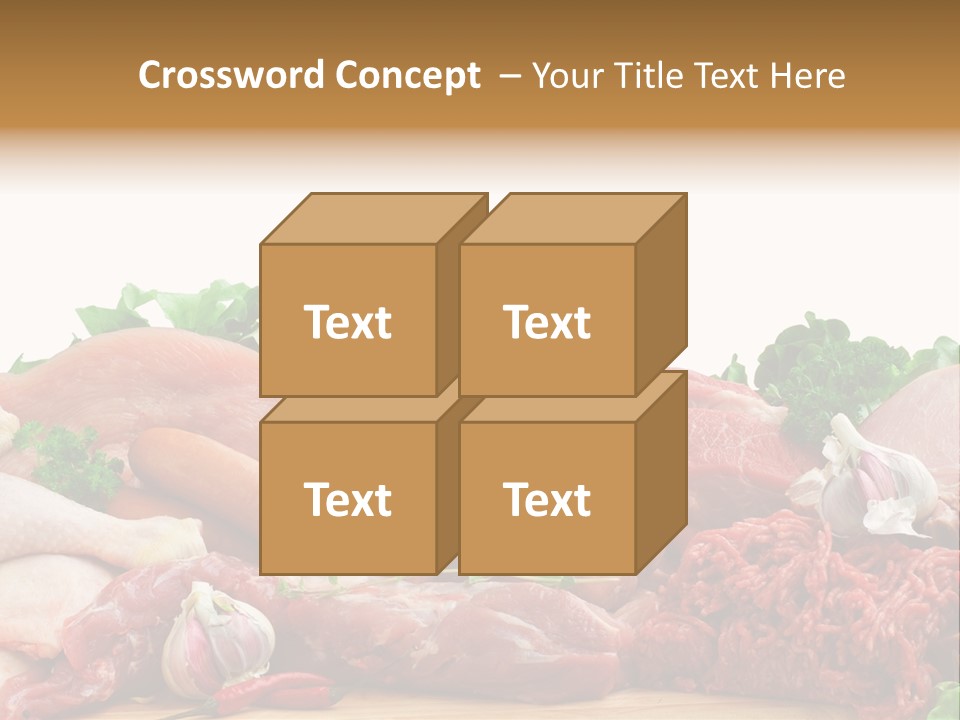 Butchery Meat PowerPoint Template