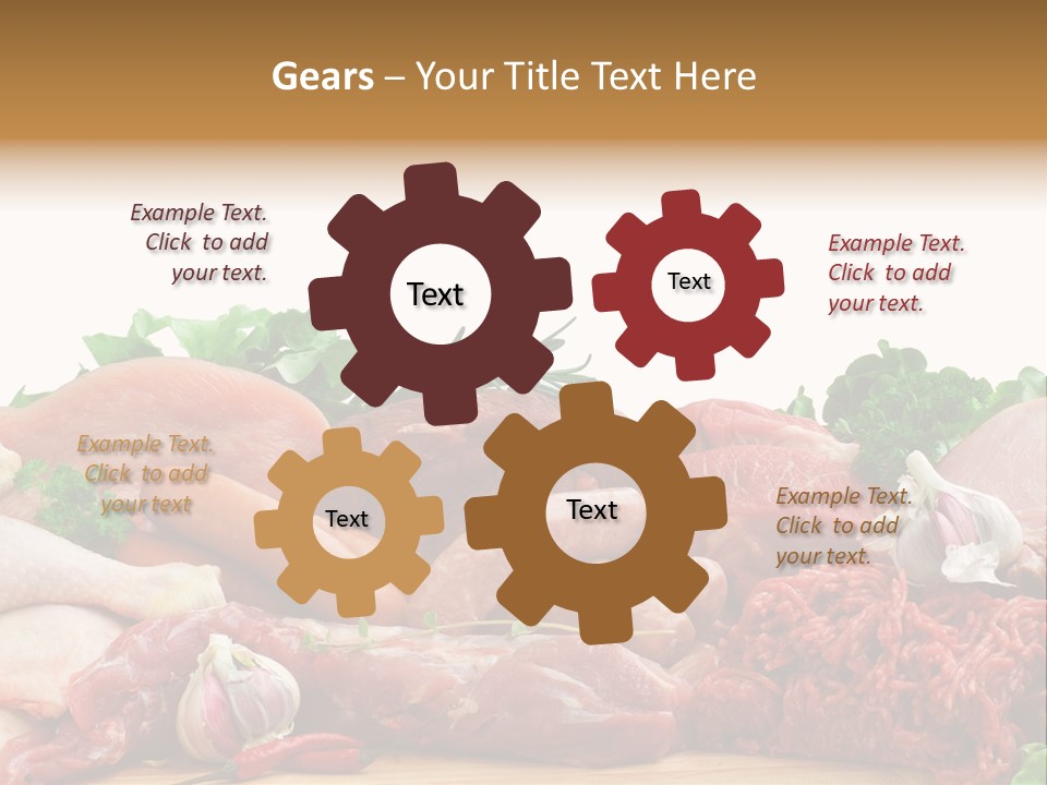 Butchery Meat PowerPoint Template