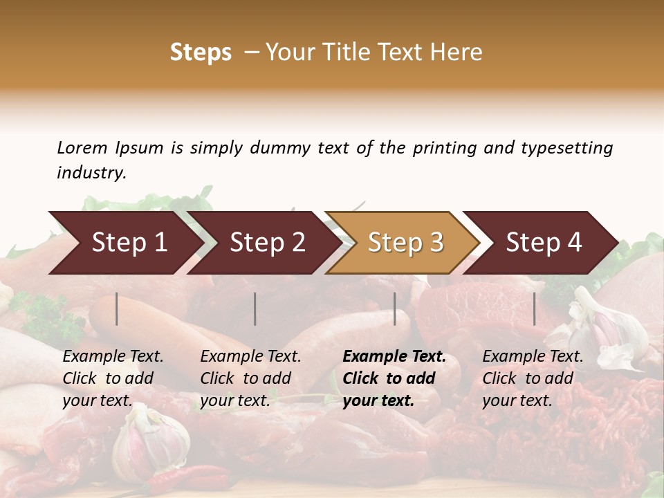 Butchery Meat PowerPoint Template