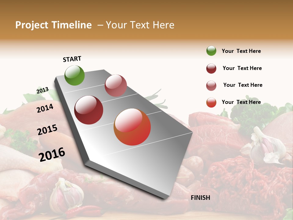 Butchery Meat PowerPoint Template