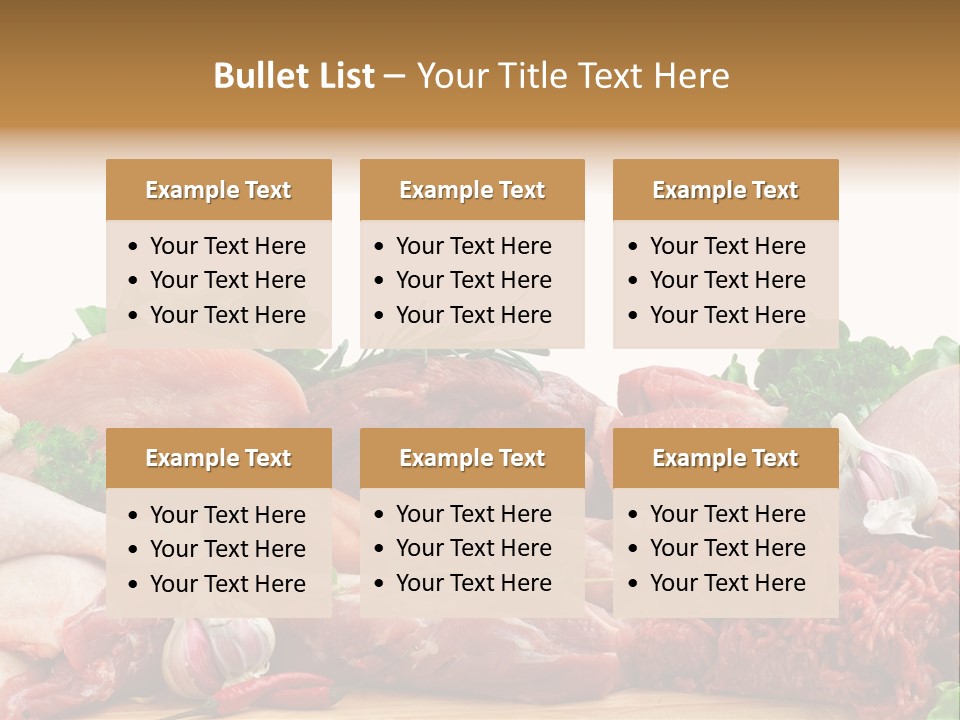 Butchery Meat PowerPoint Template