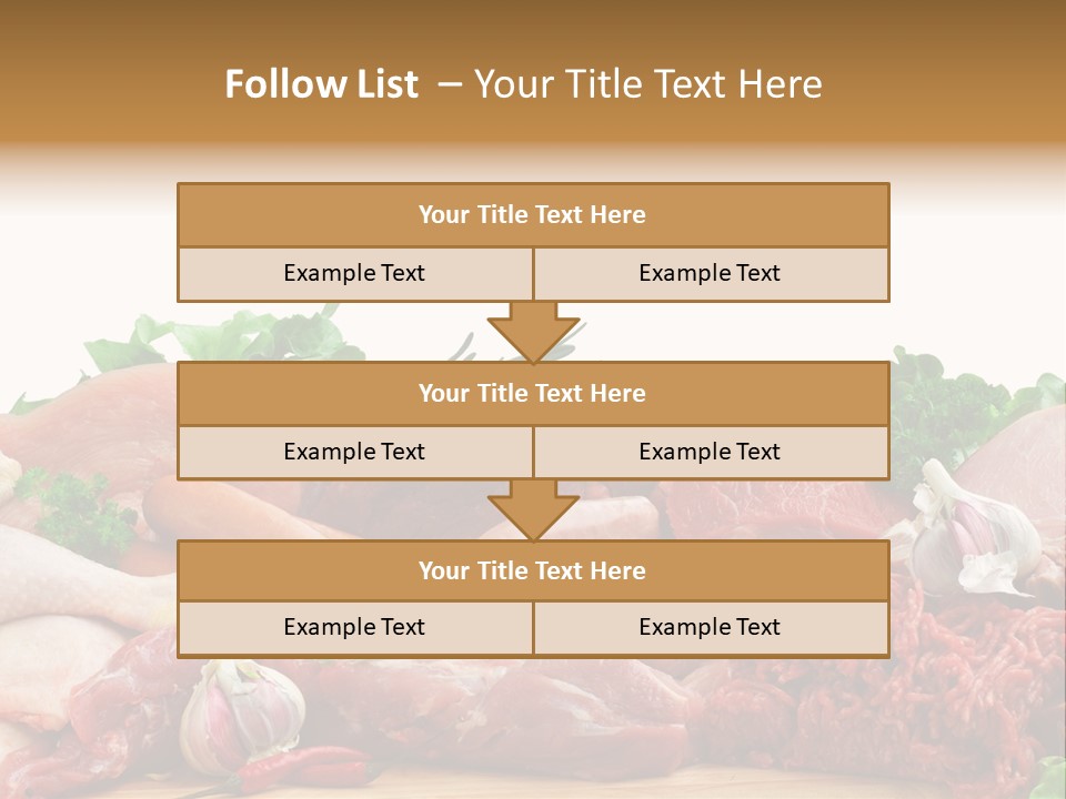 Butchery Meat PowerPoint Template