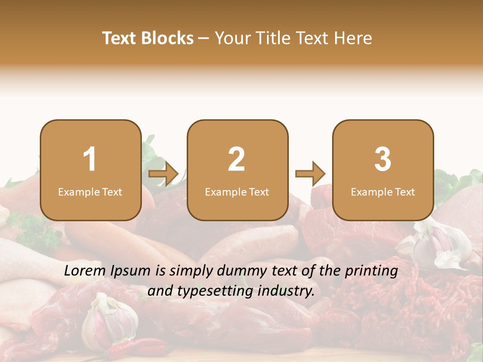 Butchery Meat PowerPoint Template