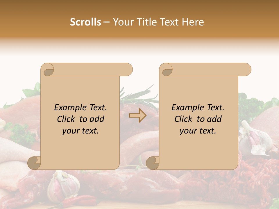 Butchery Meat PowerPoint Template