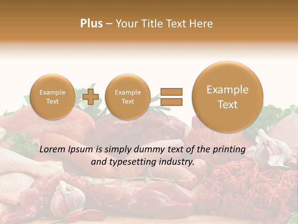 Butchery Meat PowerPoint Template
