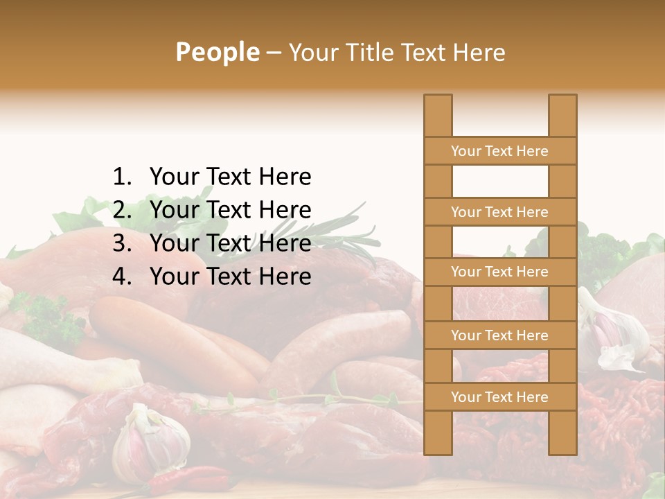 Butchery Meat PowerPoint Template