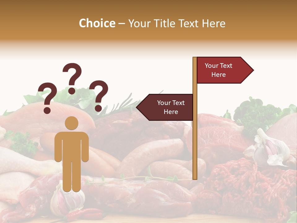 Butchery Meat PowerPoint Template