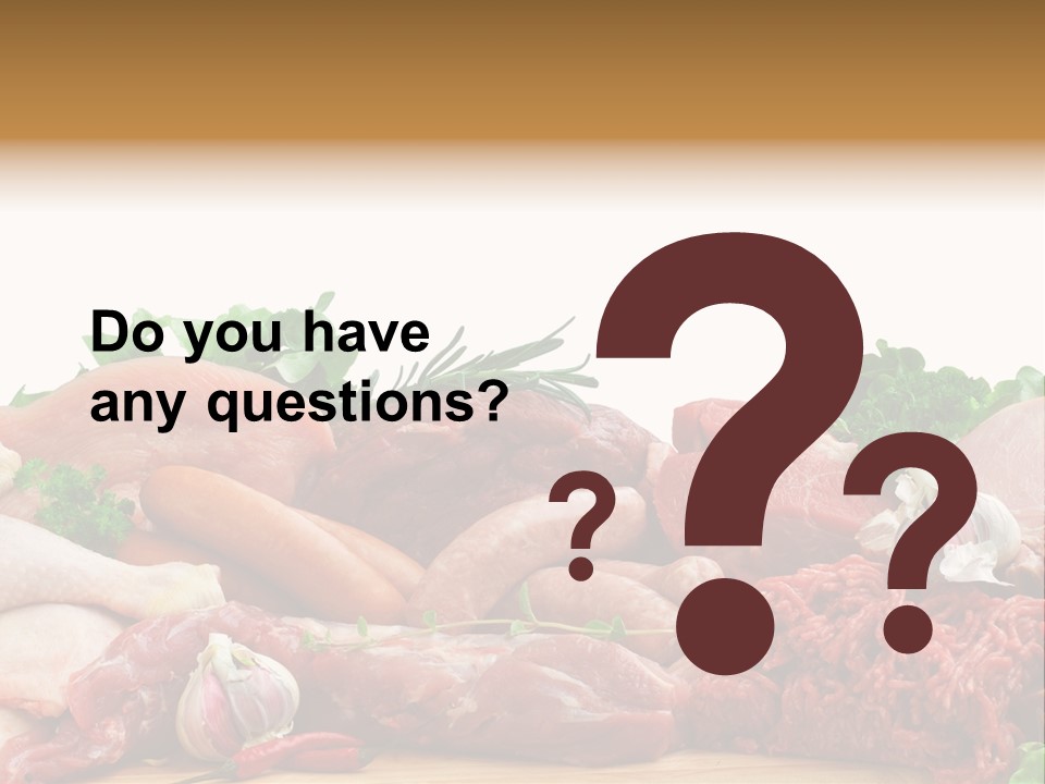 Butchery Meat PowerPoint Template