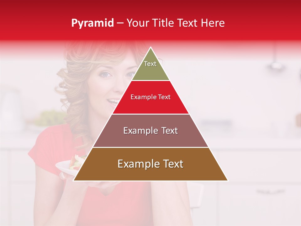 Woman In The Kitchen PowerPoint Template