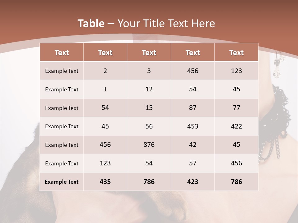 Look Skin Emotion PowerPoint Template