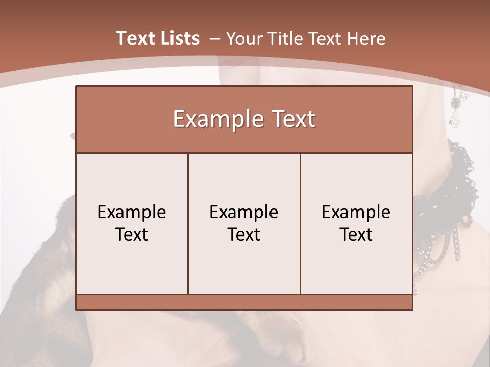 Look Skin Emotion PowerPoint Template