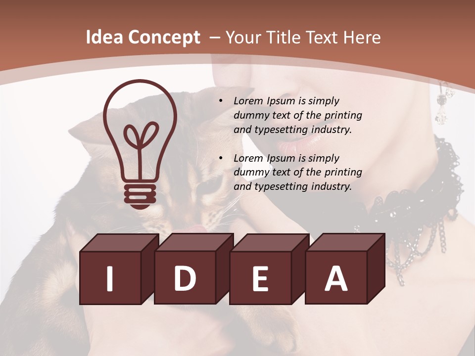 Look Skin Emotion PowerPoint Template