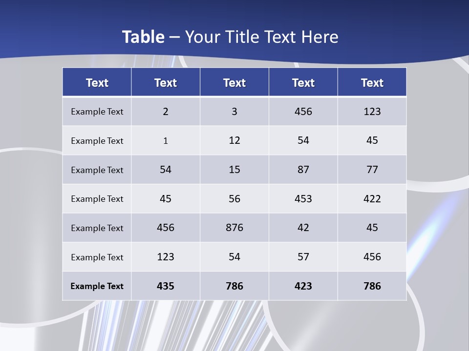 Paslanmaz Çelik Borular PowerPoint Template
