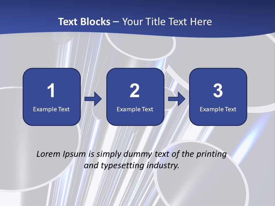 Paslanmaz Çelik Borular PowerPoint Template