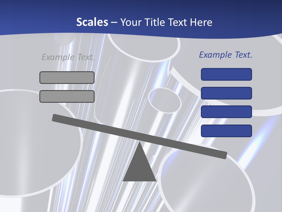 Paslanmaz Çelik Borular PowerPoint Template
