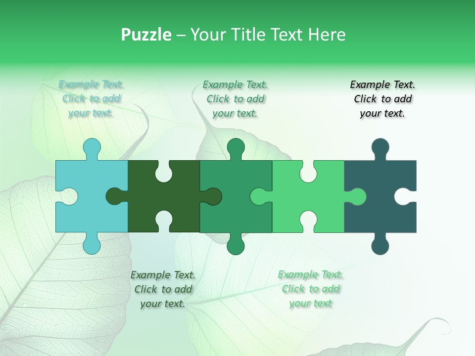 Green Border Design PowerPoint Template