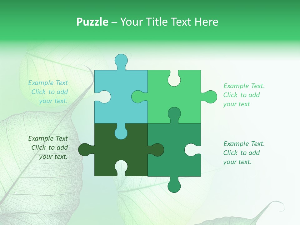 Green Border Design PowerPoint Template