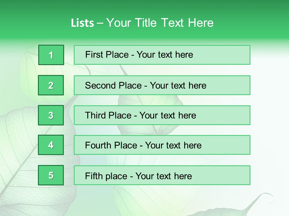 Green Border Design PowerPoint Template