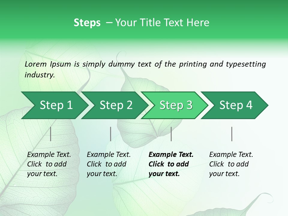 Green Border Design PowerPoint Template