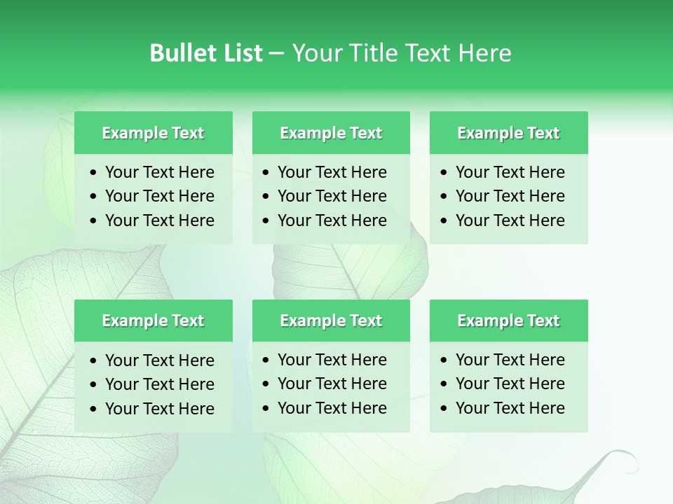 Green Border Design PowerPoint Template