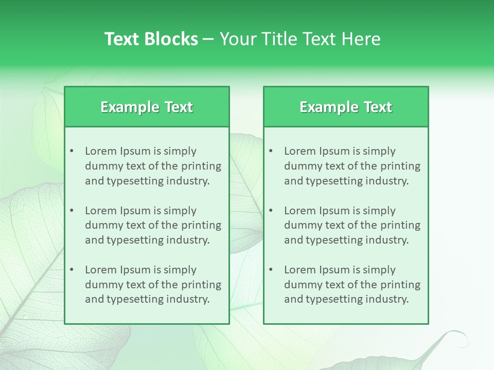 Green Border Design PowerPoint Template