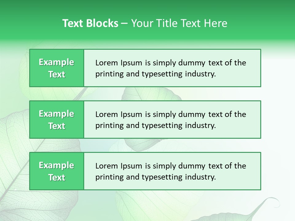 Green Border Design PowerPoint Template