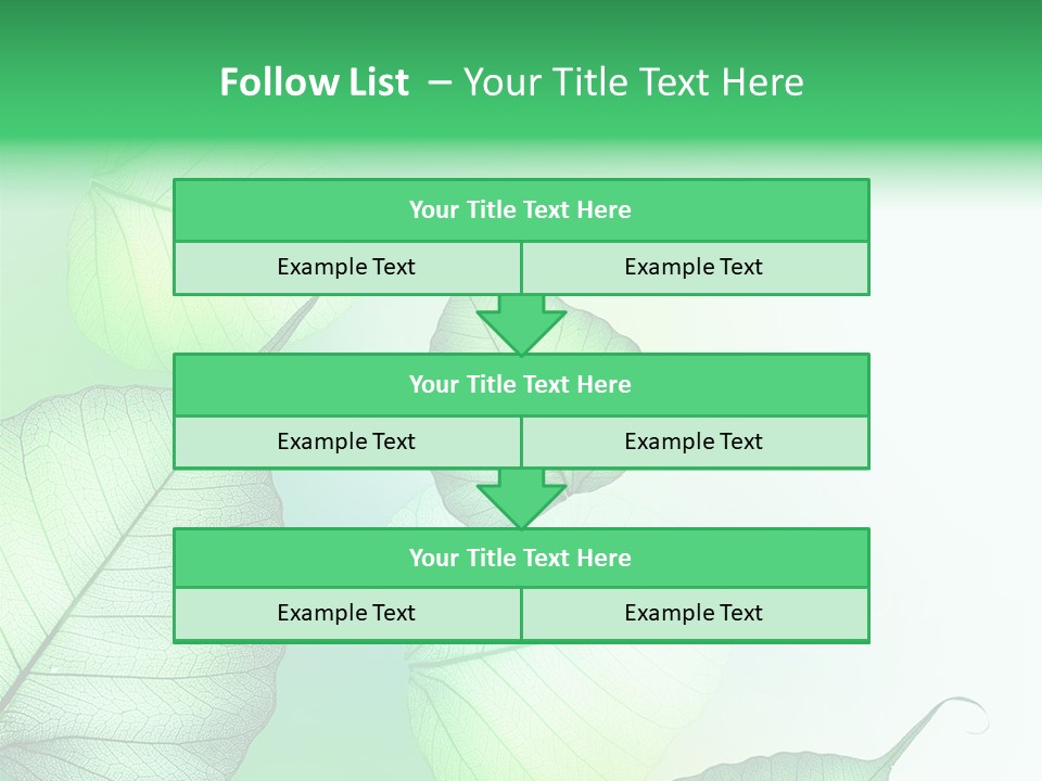 Green Border Design PowerPoint Template