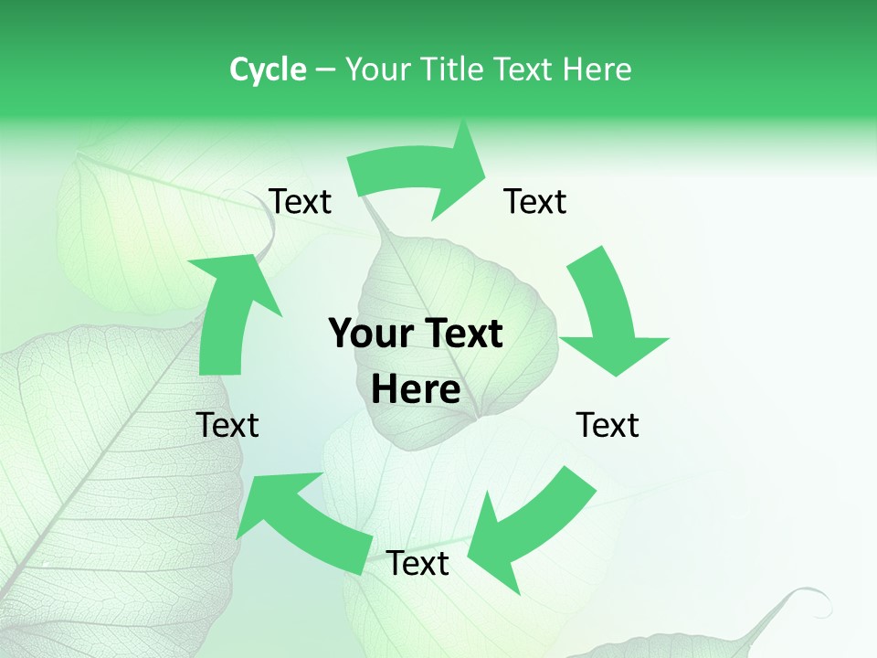 Green Border Design PowerPoint Template