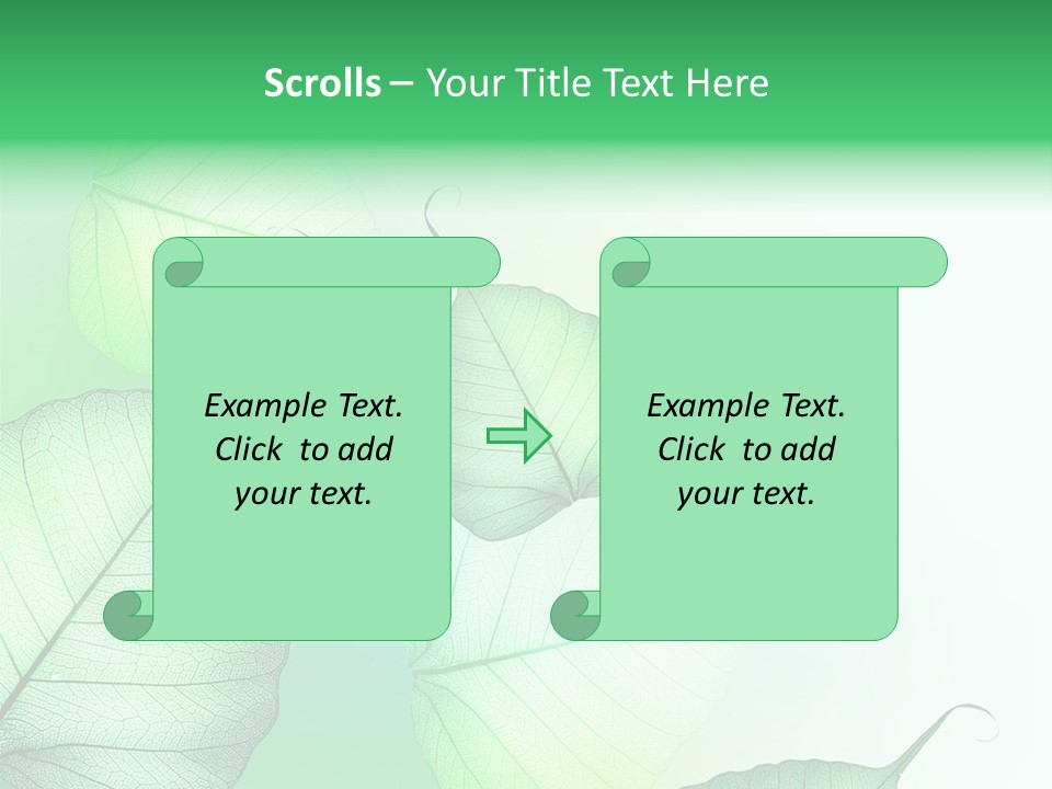Green Border Design PowerPoint Template