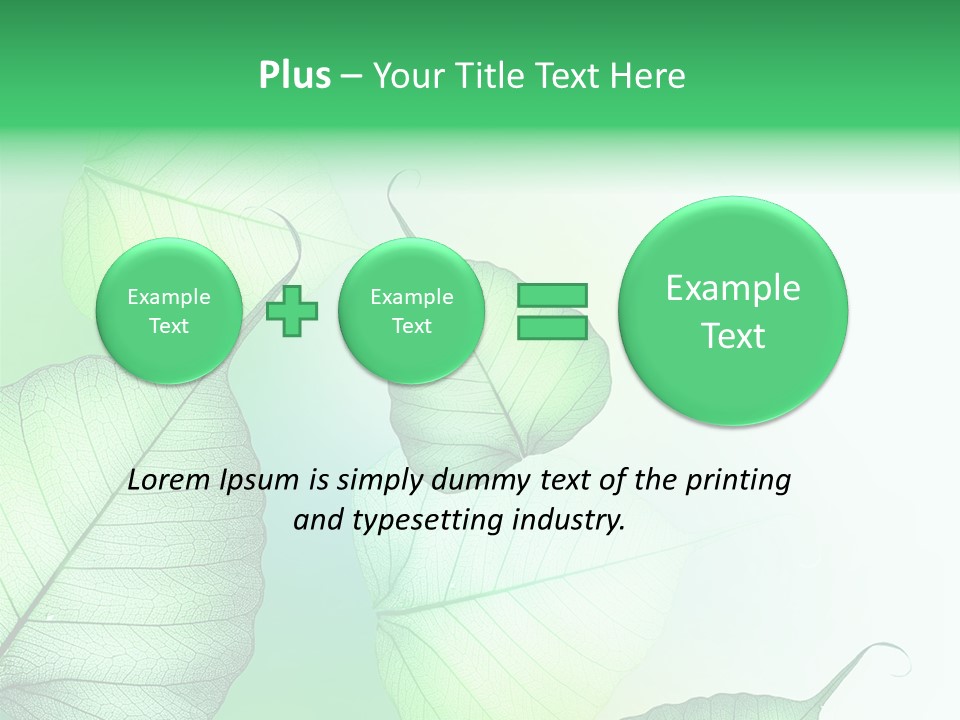 Green Border Design PowerPoint Template