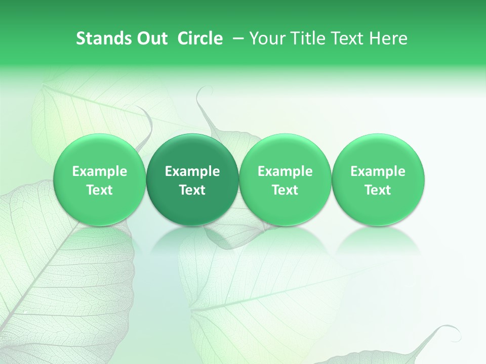 Green Border Design PowerPoint Template