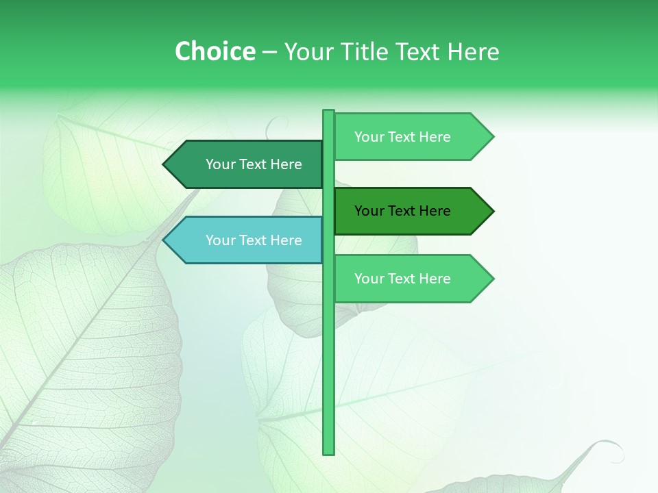 Green Border Design PowerPoint Template