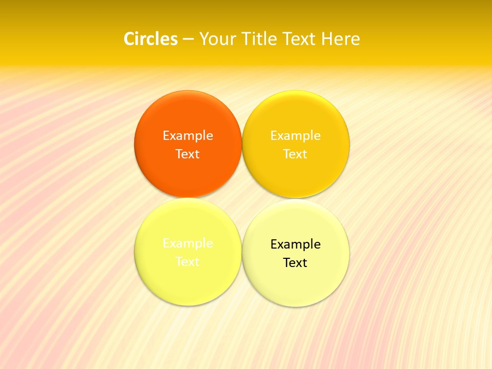 Wallpaper Glow Fractal PowerPoint Template