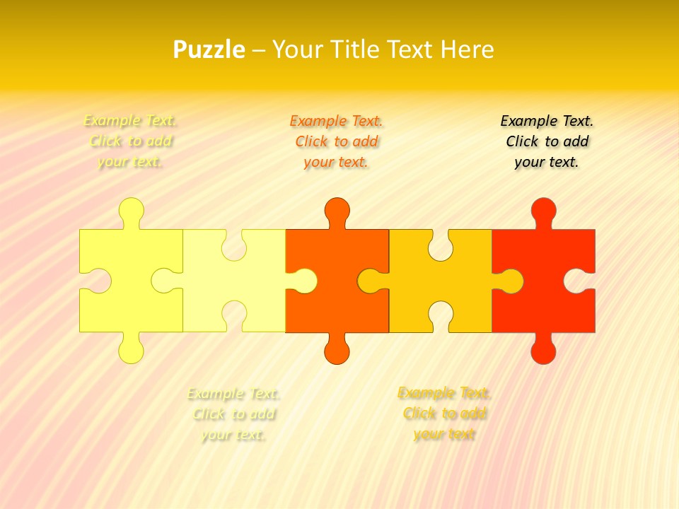 Wallpaper Glow Fractal PowerPoint Template