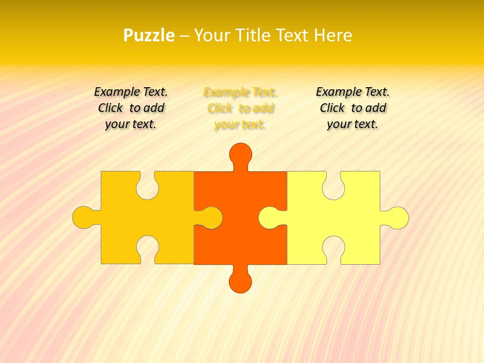 Wallpaper Glow Fractal PowerPoint Template