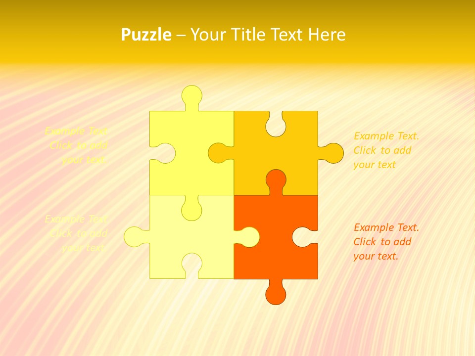 Wallpaper Glow Fractal PowerPoint Template