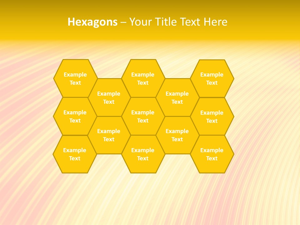 Wallpaper Glow Fractal PowerPoint Template