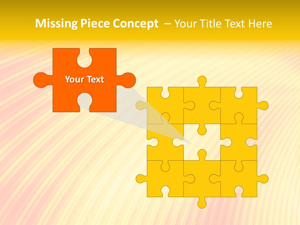 Wallpaper Glow Fractal PowerPoint Template