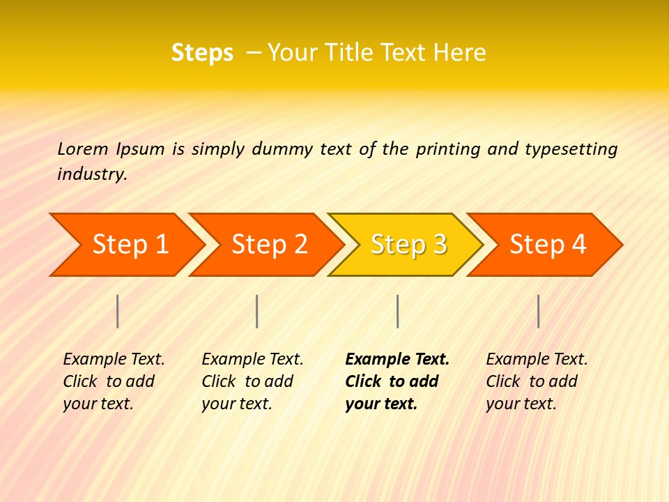 Wallpaper Glow Fractal PowerPoint Template