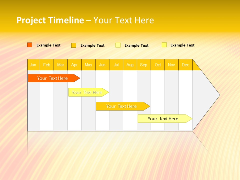 Wallpaper Glow Fractal PowerPoint Template