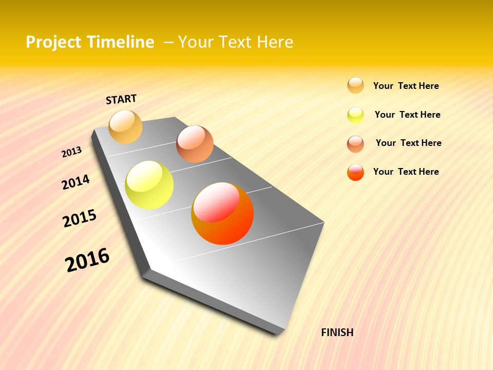 Wallpaper Glow Fractal PowerPoint Template