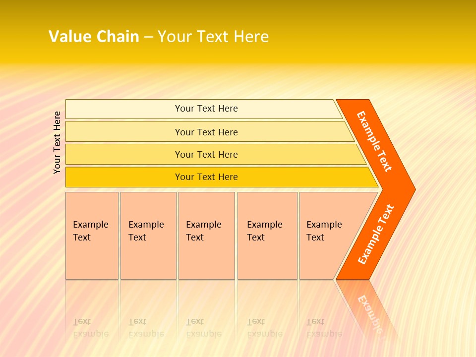 Wallpaper Glow Fractal PowerPoint Template