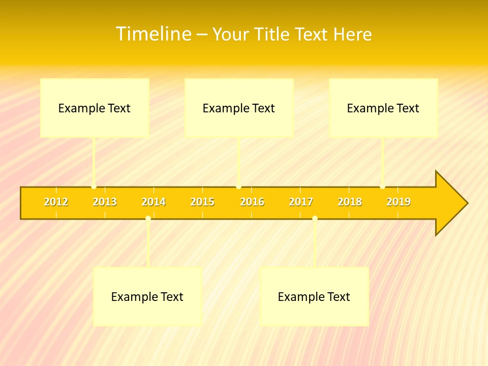 Wallpaper Glow Fractal PowerPoint Template