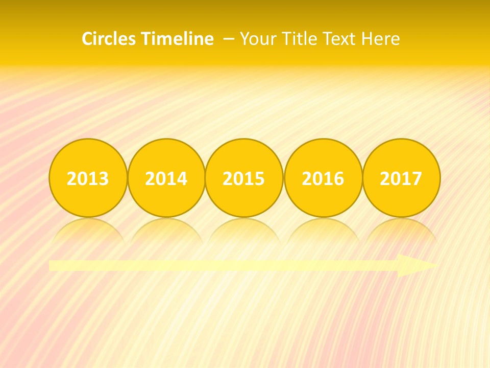 Wallpaper Glow Fractal PowerPoint Template