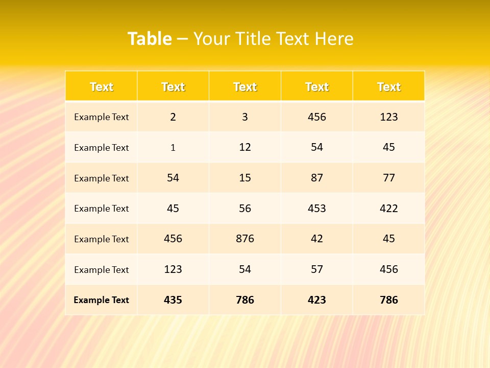 Wallpaper Glow Fractal PowerPoint Template