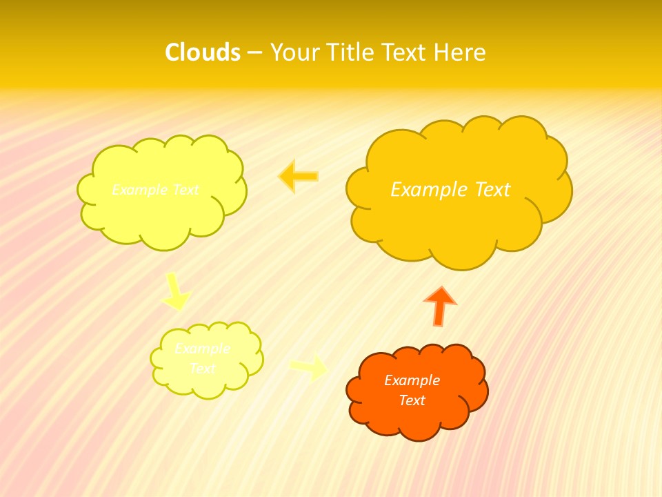 Wallpaper Glow Fractal PowerPoint Template