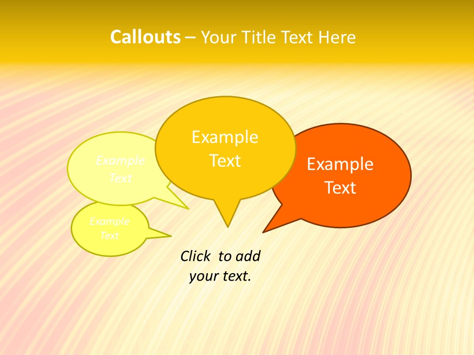 Wallpaper Glow Fractal PowerPoint Template