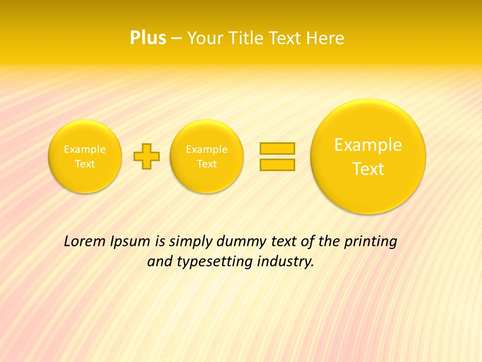 Wallpaper Glow Fractal PowerPoint Template