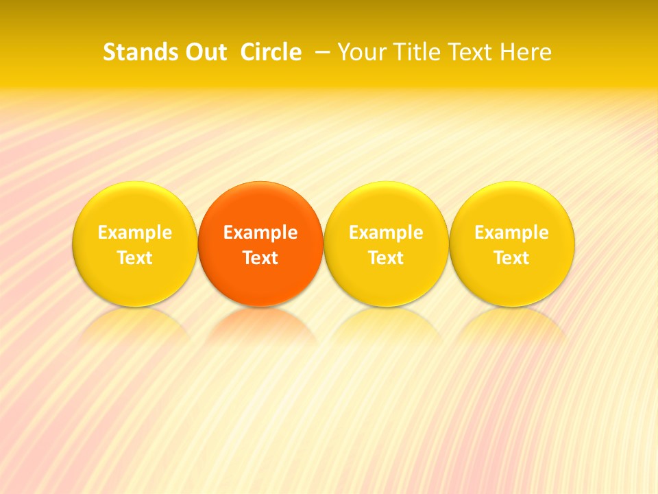 Wallpaper Glow Fractal PowerPoint Template